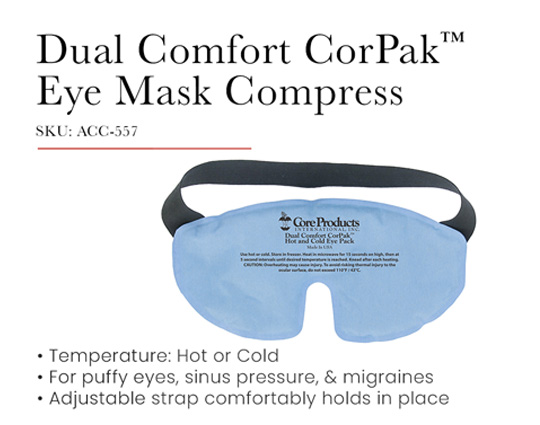 Dual Comfort CorPak Eye Mask Compress