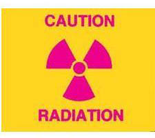 Sign: Large Radiation Area